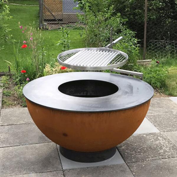 Buy cheap Durable Outdoor Kitchen Barbecue Grills Corten Steel Barbeque Fire Pit Grill from wholesalers