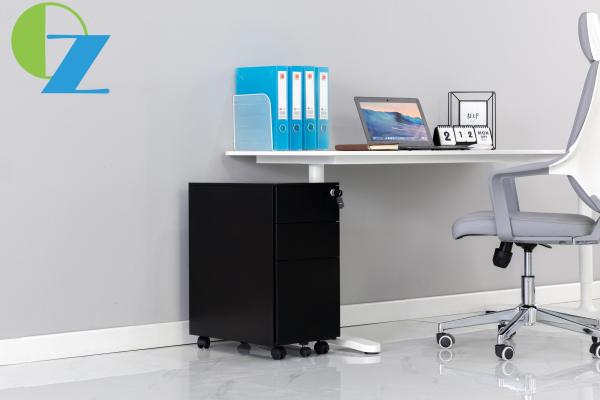 Buy cheap Steel 3 Drawer Mobile Pedestal Filing Storage Cabinet Side Open from wholesalers