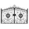 Buy cheap Security Entrance Cast Iron Decor Gate / Double Entry Ornamental Metal Gates from wholesalers