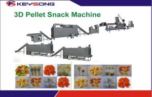 Wholesale Indutstrial Snack Food Extruder Machine , High Performance 3d Pellet Snack Machine from china suppliers