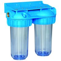 Buy cheap PP Material Doulbe Water Filter Housing 10 Inch Size String Wound Filter product