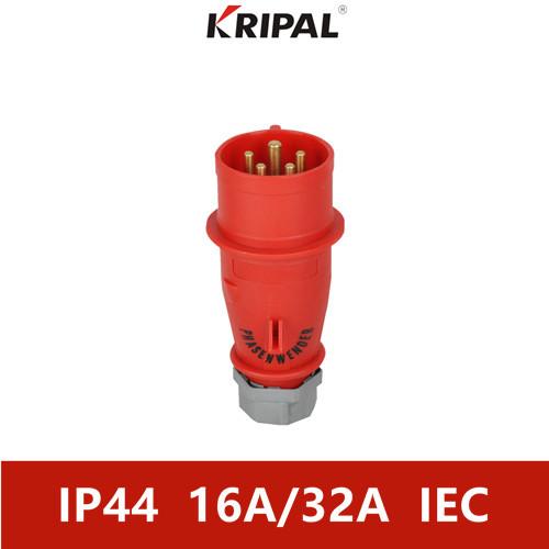 Buy cheap 380V IP44 3 Phase Industrial Sockets And Plug Universal IEC standard from wholesalers