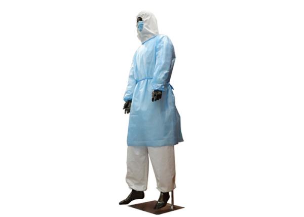 Buy cheap Anti Virus Long Sleeve 60gsm Disposable Patient Gowns from wholesalers