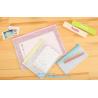 Buy cheap Stationery A4 Paper Waterproof Office Zipper File Bag, Office Stationery Bright Colors OEM File Bag Pocket Clear PVC Bag from wholesalers