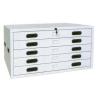 Buy cheap 5 Drawer Steel Storage Cabinet Fully Welded Plan Chest from wholesalers