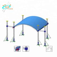 Buy cheap 4M Arc Aluminum Roof Truss System Indoor Aluminium Stage Truss product