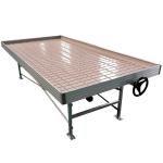 Ebb Flow Hydroponic Soilless Culture Rolling Bench Grow Table Seedling Seedbed