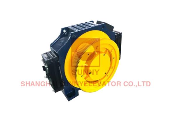 Buy cheap 32 Poles Passengers Gearless Traction Machine Motor 1050kg Load from wholesalers