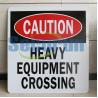 Buy cheap HEAVY EQUIPMENT CROSSING Sign from wholesalers
