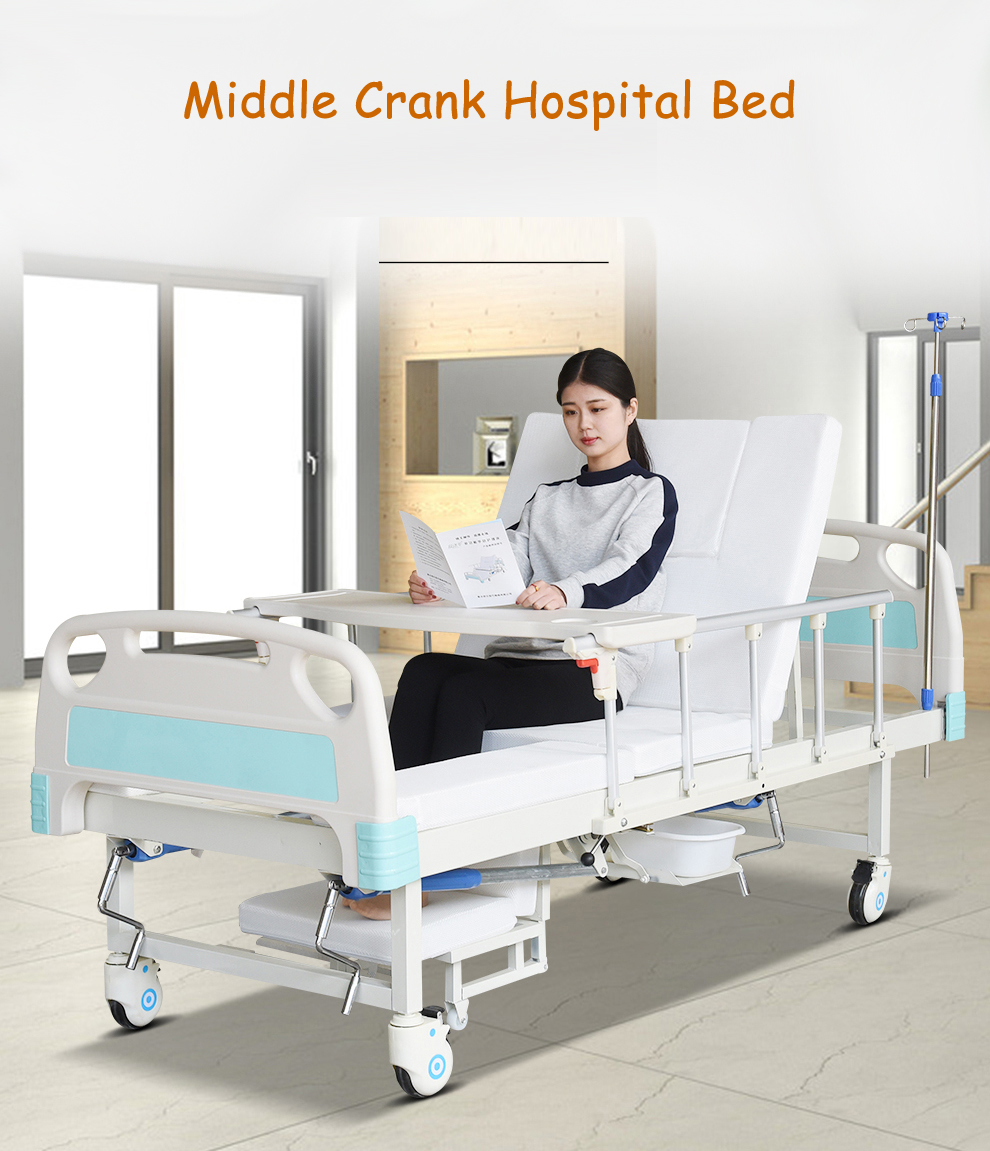 200*90*45cm Electric Hospital Patient Beds For Home Health Breathable Mattress hospital bed equipment