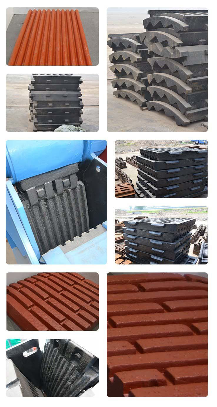 Hot Sales Factory Jaw Crusher Wear Spare Parts PE Jaw Plate For Crushing Stone