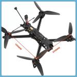 Custom Racing FPV Drones With Black Brushless Motors Long Flight Time Heavy