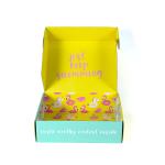 Recyclable Glossy Shipping Paper Box For Tailored Dress Colorful Luxury Express