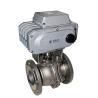 Buy cheap Dn25 Pn10 Mild Steel Motorized Flange Ball Valve For 180 Degree Celsius Steam from wholesalers