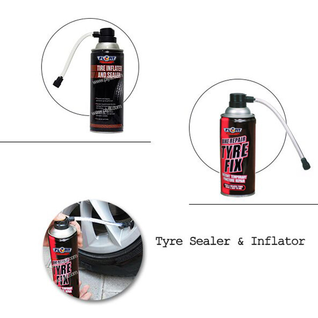 Portable Vehicle 450ml Emergency Tire Sealant Repair Automatic Tire Sealant And Inflator
