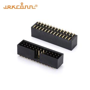 Buy cheap 64P Box Header Connector Connectors Dip Type Dual Row Shrouded Pin Header from wholesalers