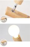 Nordic Solid Wooden Track Light Modern Wooden Chandelier Ceiling Lamps(WH-WA-20)