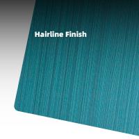 Buy cheap ASTM 304 316 Decorative Metal Sheets Hairline #4 Finish PVD Color 4x8 Brushed product
