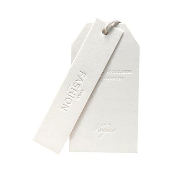 Buy cheap Matt Cardboard Paper Hang Tags Garment Accessories Embossed For Clothing Own Logo from wholesalers