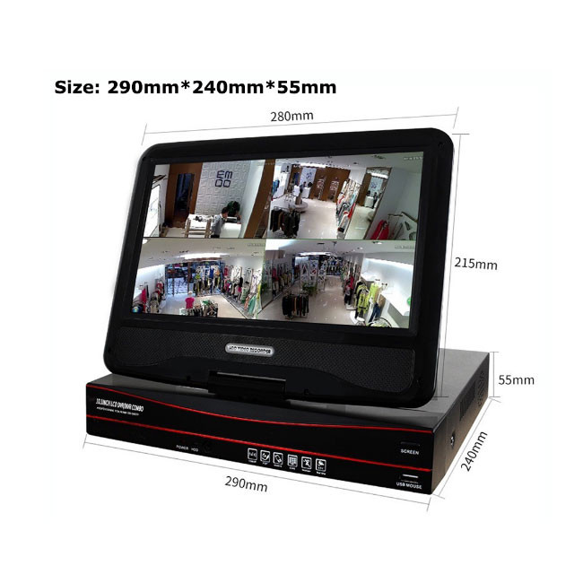 IP66 8 Camera Wireless Cctv Systems / 720p Wireless Cctv Kits For Home Security
