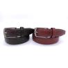 Buy cheap Men 's Diamond Embossed Leather Belt 1 3/8” 35mm Wide Strap With Zinc Alloy Pin Buckle from wholesalers