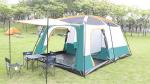 8 to 12 person Tent Triple Camping Tent Three Rooms Family Camping Tents Well