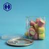 Buy cheap Bulk Square 430ml clear PET Can for Peanut Nuts Leak Proof from wholesalers