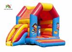Outdoor Pirate Cartoon Printing Inflatable Jumper Castle With Roof Quadruple