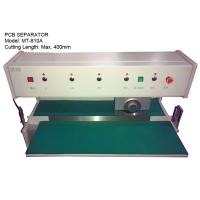 Buy cheap 1.0 - 3.2mm PCB Turn Conveyor Board Cutting Machine 300mm/s 400mm Max Cutting product