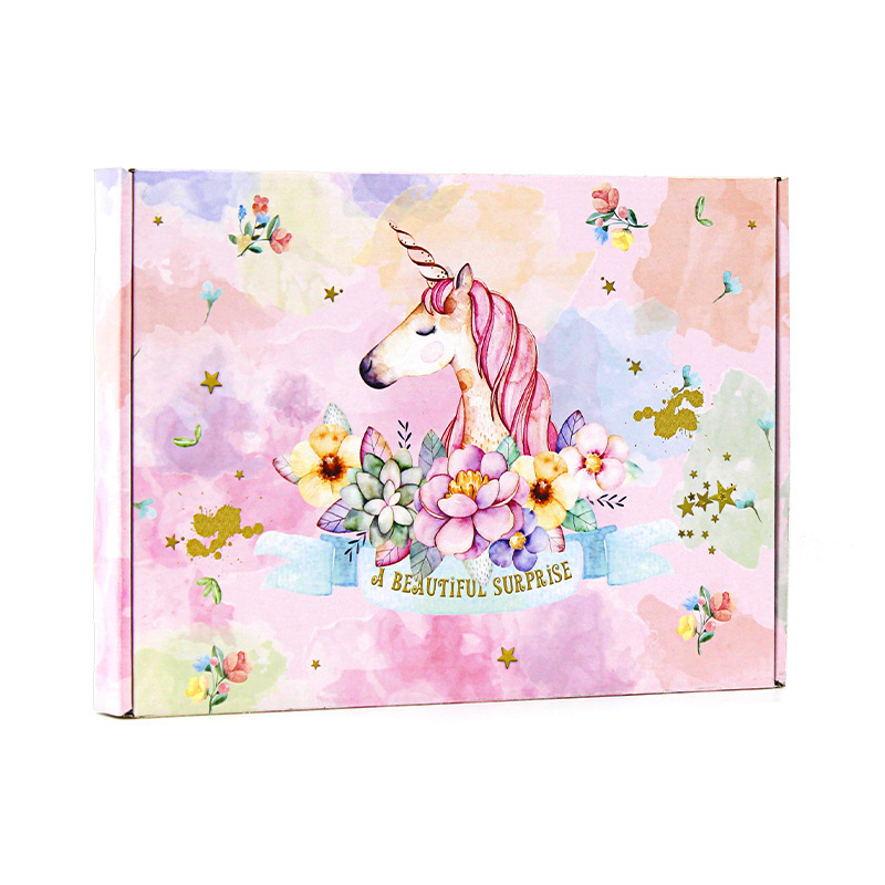 Matt Lamination Corrugated Paper Display Decorative Books Subscription Shipping Mailer Box