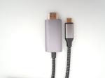 White Gold Plated 30AWG Type C 5M 16FT Hdmi Mac Cord