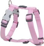 Classic Plain Durable Nylon Dog Walking Harness Easy Cleaning Abrasion Resistant