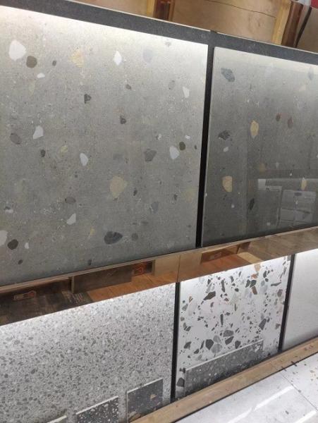 Buy cheap Gray Color Terrazzo Style Porcelain Tile 600x600mm from wholesalers