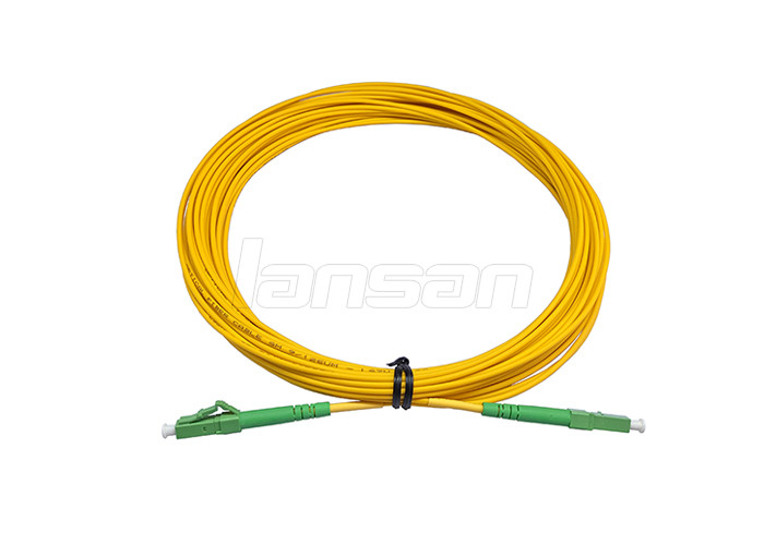 SC LC Fiber Optic Patch Cord 8 Degree OM3 Multimode Fiber Patch Cable
