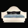 Buy cheap King Size Luxury Modern Bedroom Bed Solid Wood Frame Stainless Steel Leg from wholesalers