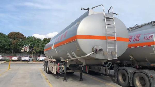 Buy cheap 3 Axles Carbon Steel Used Tanker 50CBM CLW5160GFWB5 Used Tanker Trailer from wholesalers