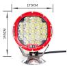 Buy cheap 63 Watt Cree 7 Inch Round Car LED work light Headlights Black/Yellow/Red/Blue Aluminum Housing from wholesalers