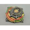 Buy cheap Screw Souvenir Badges Army / Car / Awards With Antique Silver Plating from wholesalers