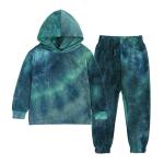 Jogging Spring Children'S Clothing Tie Dye Two Piece Jogger Set