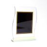 Buy cheap Custom logo gold foil design acrylic photo frame plate trophy from wholesalers