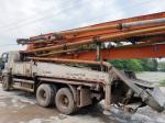 Vehicle Renovation Paint Concrete Pump Truck 38 Meters with 2.6mm Vibrating