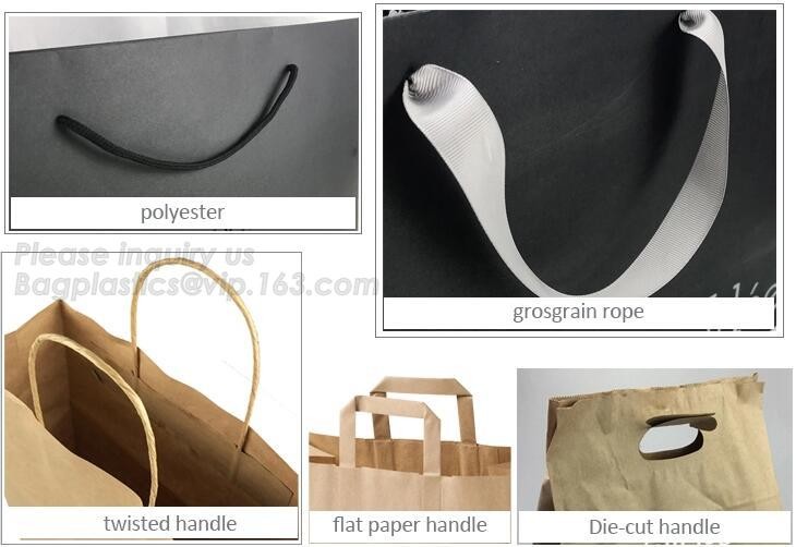 Elegant Embossed For Presents Clothing Wedding Birthday Bridal Baby Shower Paper Gift Bags Modern Fancy Cute Paper Premi