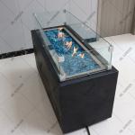 Rectangle Garden Propane Gas Outdoor Firepit