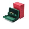 Buy cheap Velvet Hanhong Custom Logo Luxury Green Jewelry Box for Earrings Bracelet Necklace Ring from wholesalers