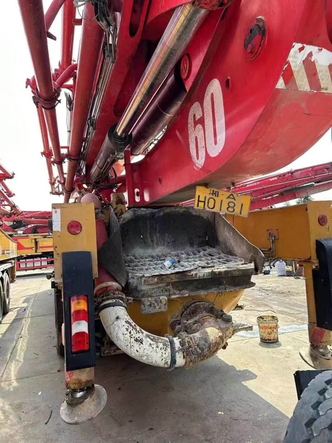New Sy China Mounted Boom 2019 Year 56m Concrete Machine Pump Truck Beton Pump Construction Equipment