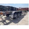 Buy cheap Steel Iron 20ft 40ft 50ft 53ft 2 3 4 5 Axles Frame Shipping Container Chassis Skeleton Semi Trailer from wholesalers