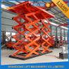 Buy cheap Red Double Hydraulic Scissor Car Lift For Warehouse Car Parking from wholesalers