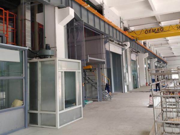 Buy cheap BZB 90min set Painting Production Line with Water Curtain Paint System from wholesalers
