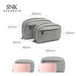 Fashion Eco Friendly Pure Color Blank PU Makeup Bag