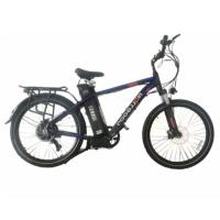 Buy cheap 26 Inch Electric Mountain Bikes Lightweight 40mph Full Suspension Mountain Ebike product